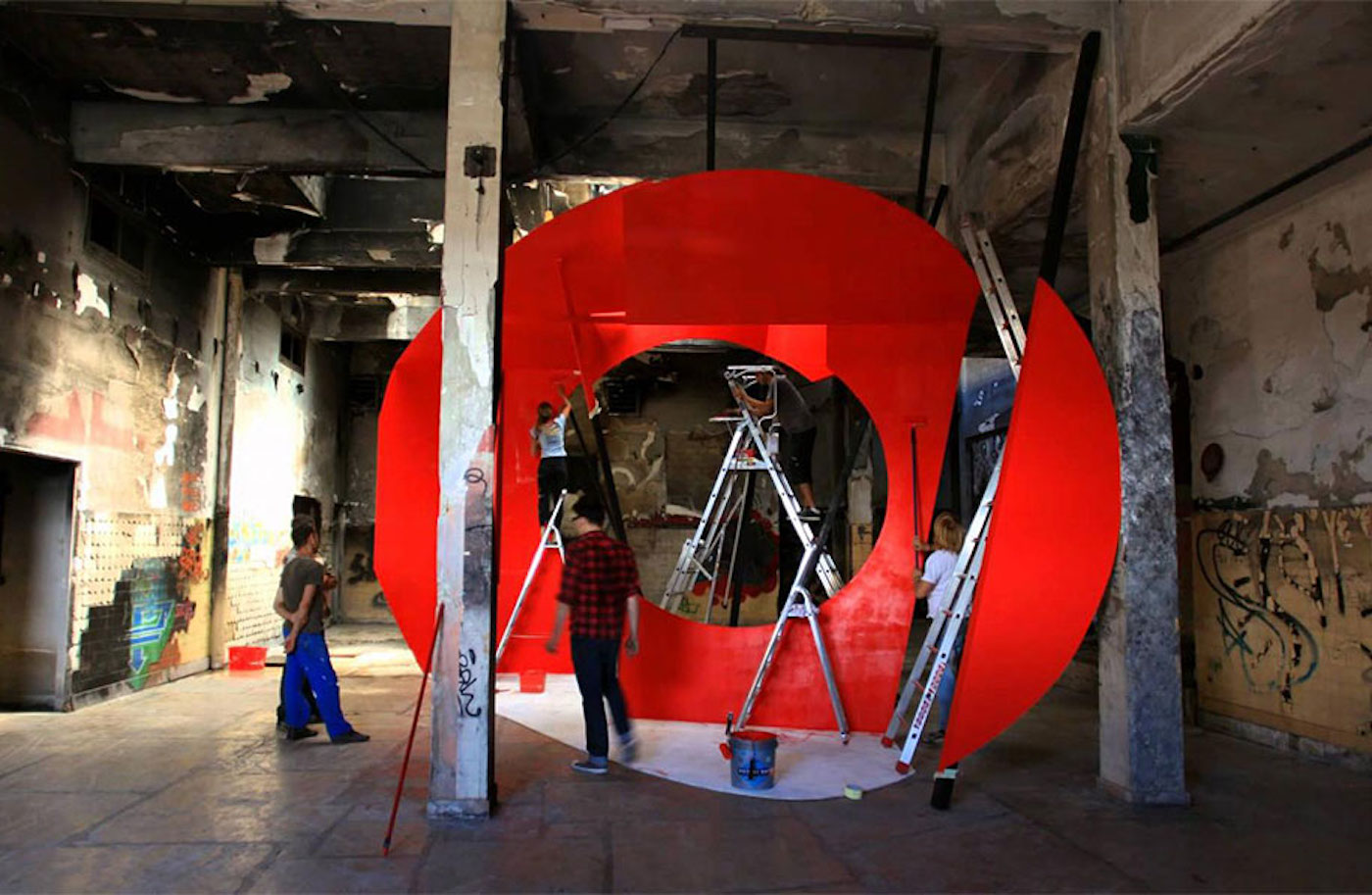 L Artiste Georges Rousse Cr E Des Anamorphoses Couper Le Souffle Dans