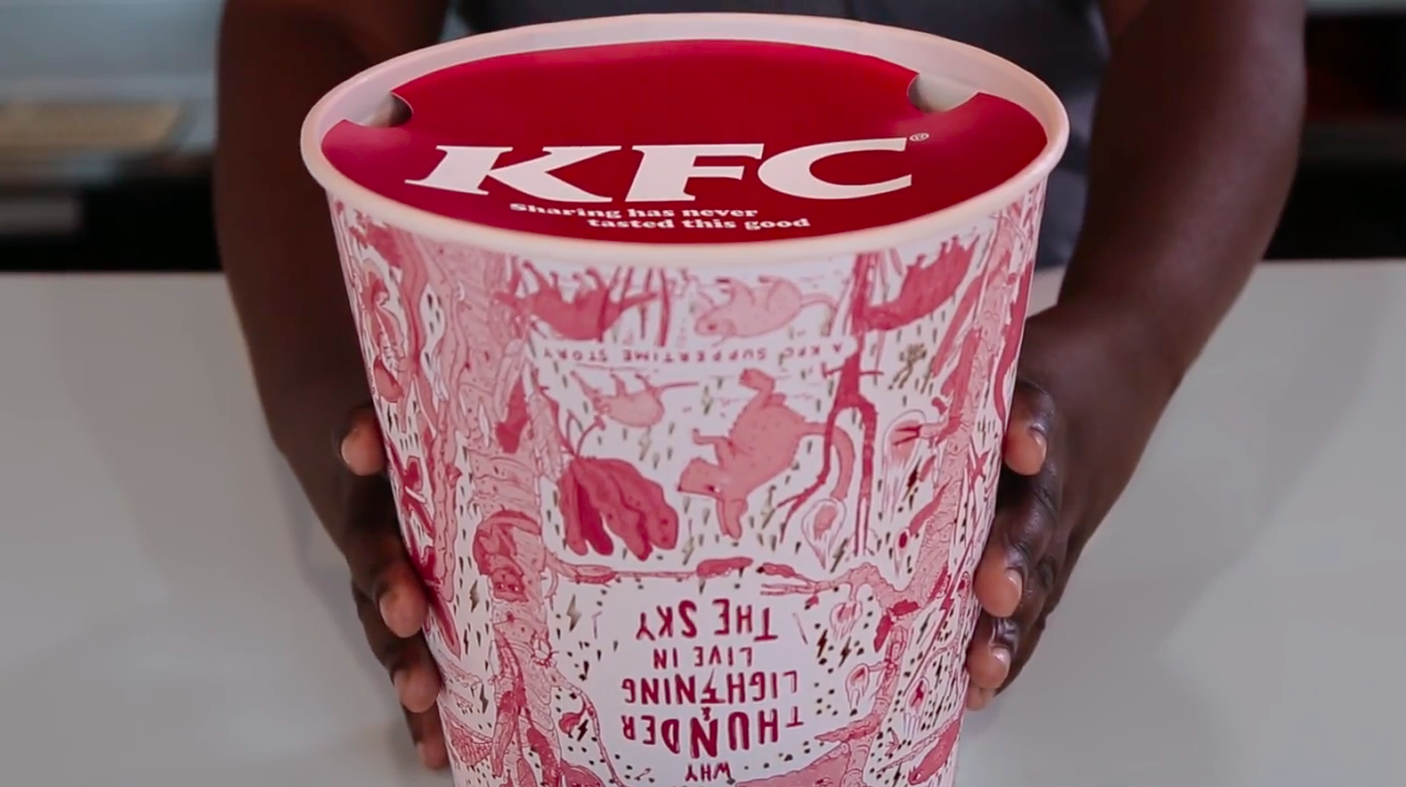 Ce bucket KFC raconte des histoires