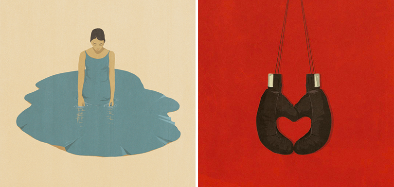 Les merveilleuses illustrations à double sens d'Andrea Ucini