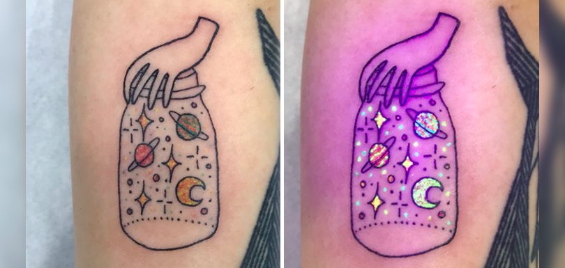 Ces tatouages réagissent aux UV en dévoilant des couleurs inattendues