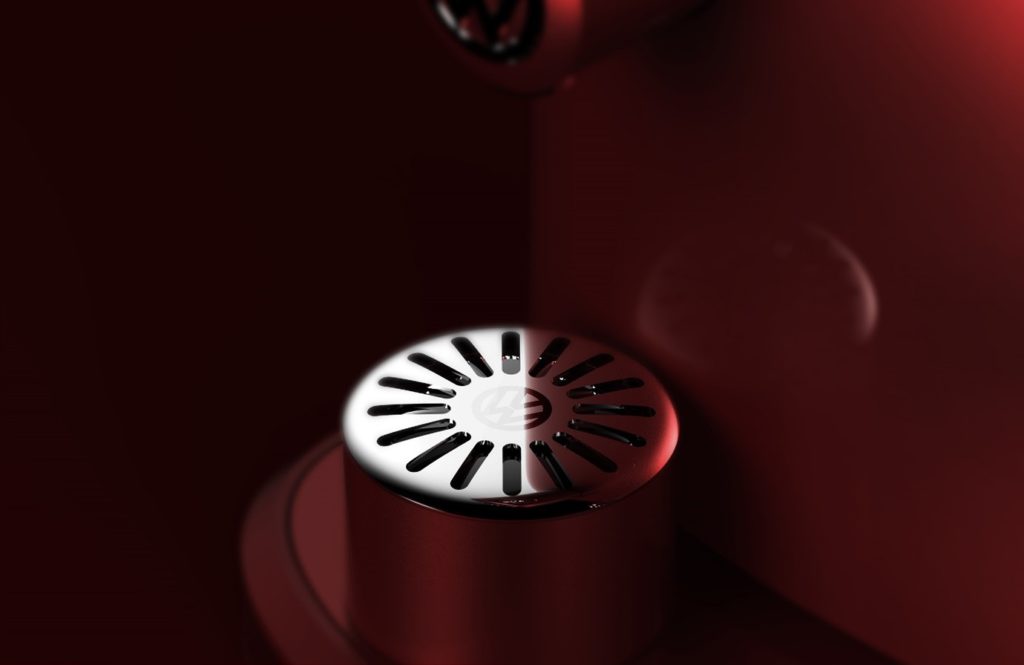 Cette machine à café Volkswagen rend hommage au design de la Coccinelle