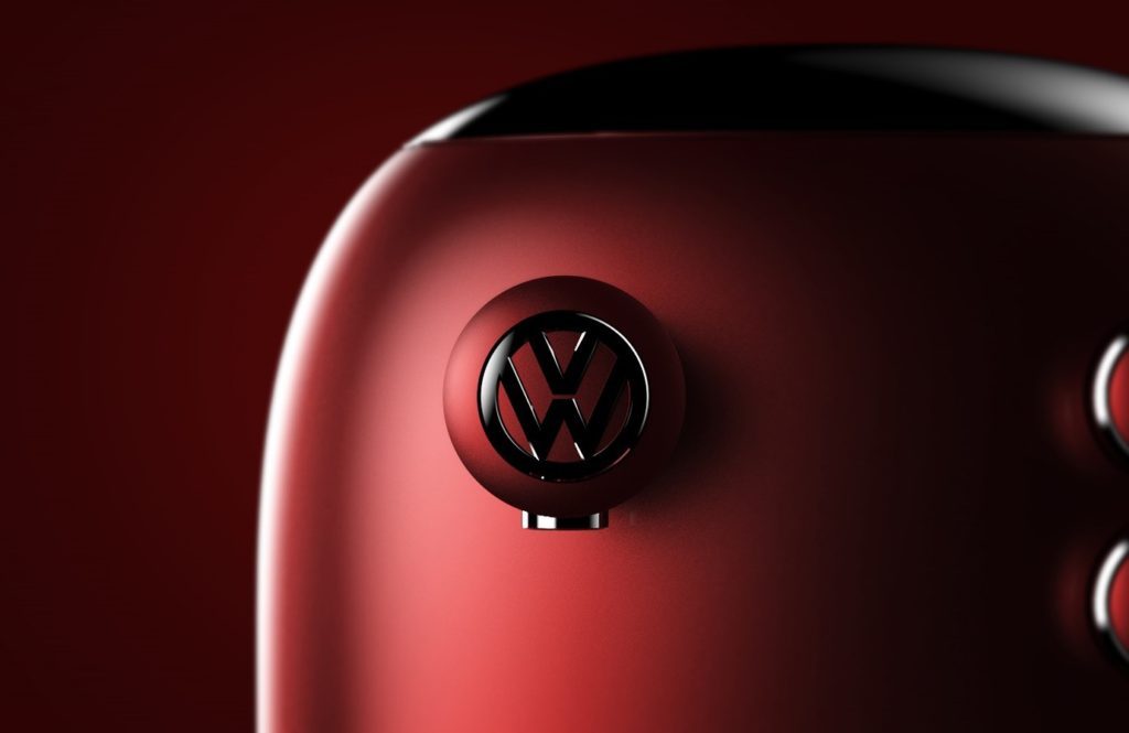 Cette machine à café rend hommage au design du combi Volkswagen