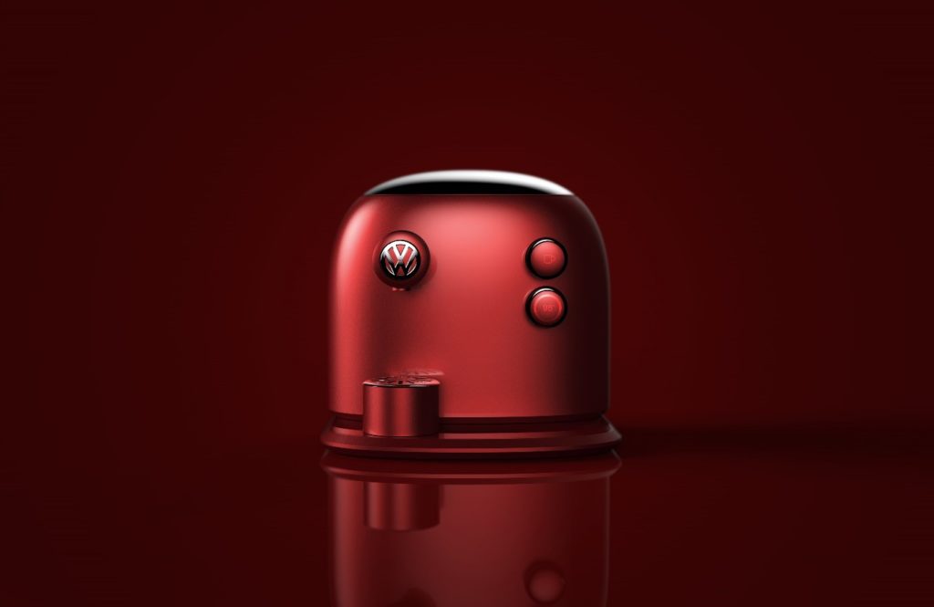 Cette machine à café Volkswagen rend hommage au design de la Coccinelle