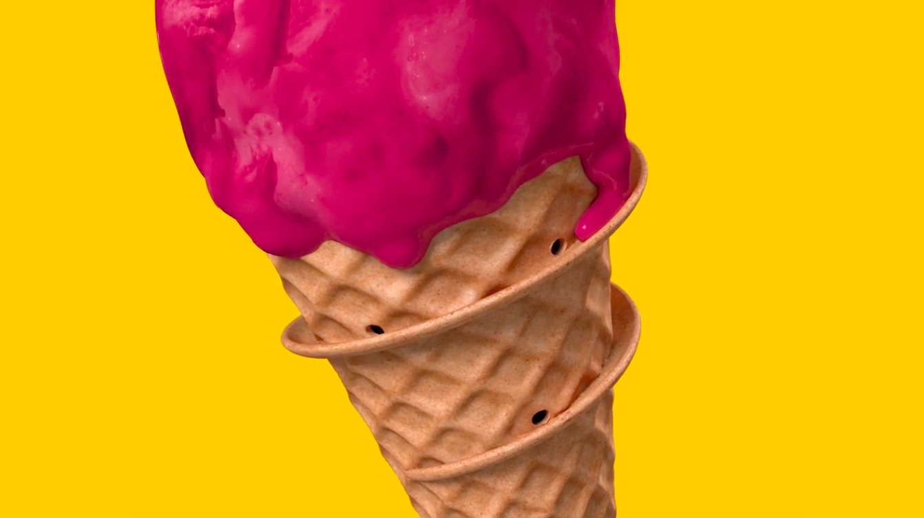 Le cornet à glace parfait pour ne plus se salir les mains