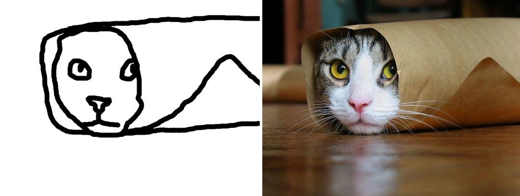 Minimal Cat Art : les chats minimalistes dessinés sur Reddit