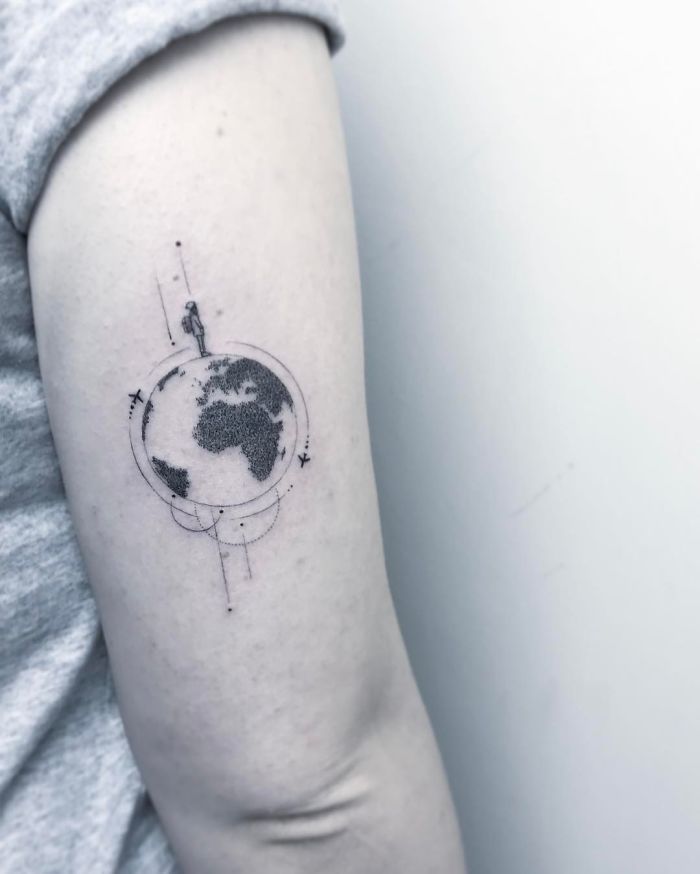 20 tatouages créatifs qui vont vous donner envie de voyager