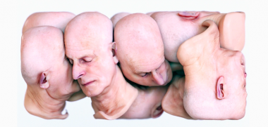 Les corps et visages flexibles de Simon Christoph Krenn