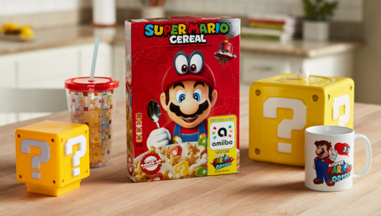 Nintendo et Kellogg's lancent les céréales Super Mario aux USA