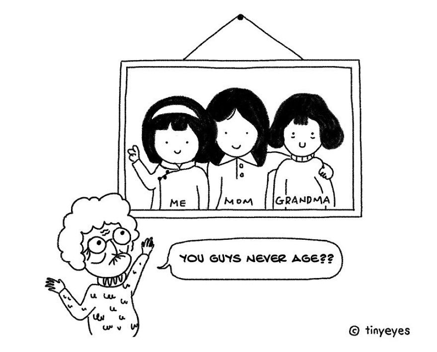 Tiny Eyes compare la culture asiatique et occidentale avec des dessins amusants