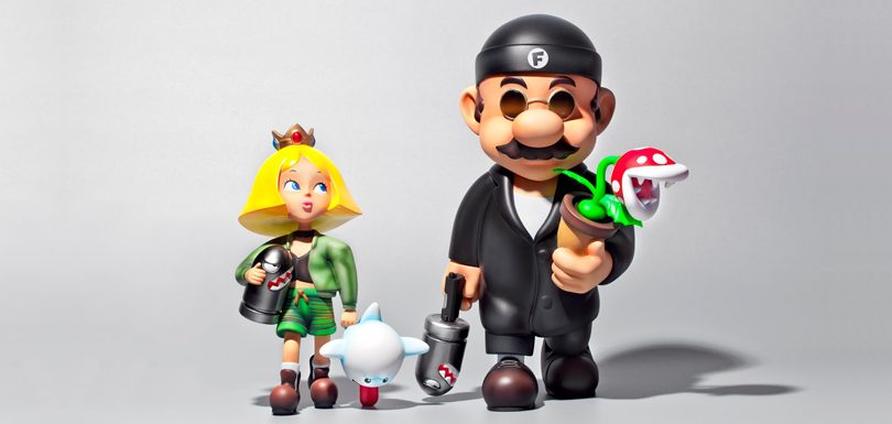 Cette figurine Super Mario rend un bel hommage créatif au film Léon