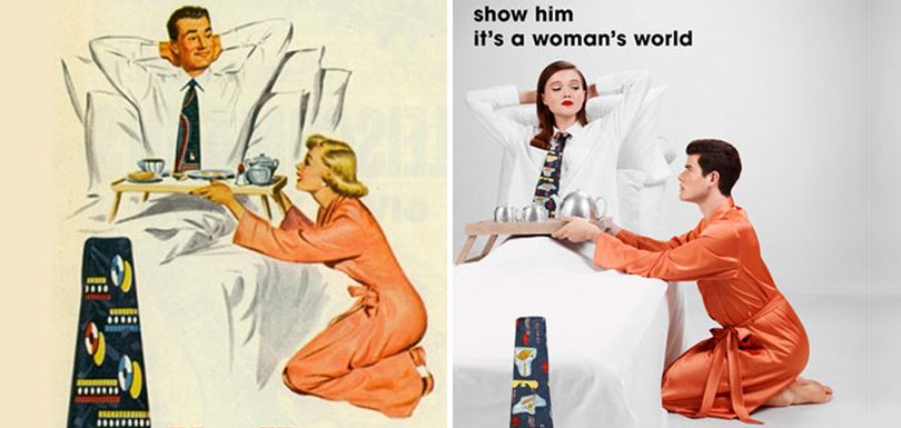 Il détourne les publicités sexistes des années 50 en inversant les ...