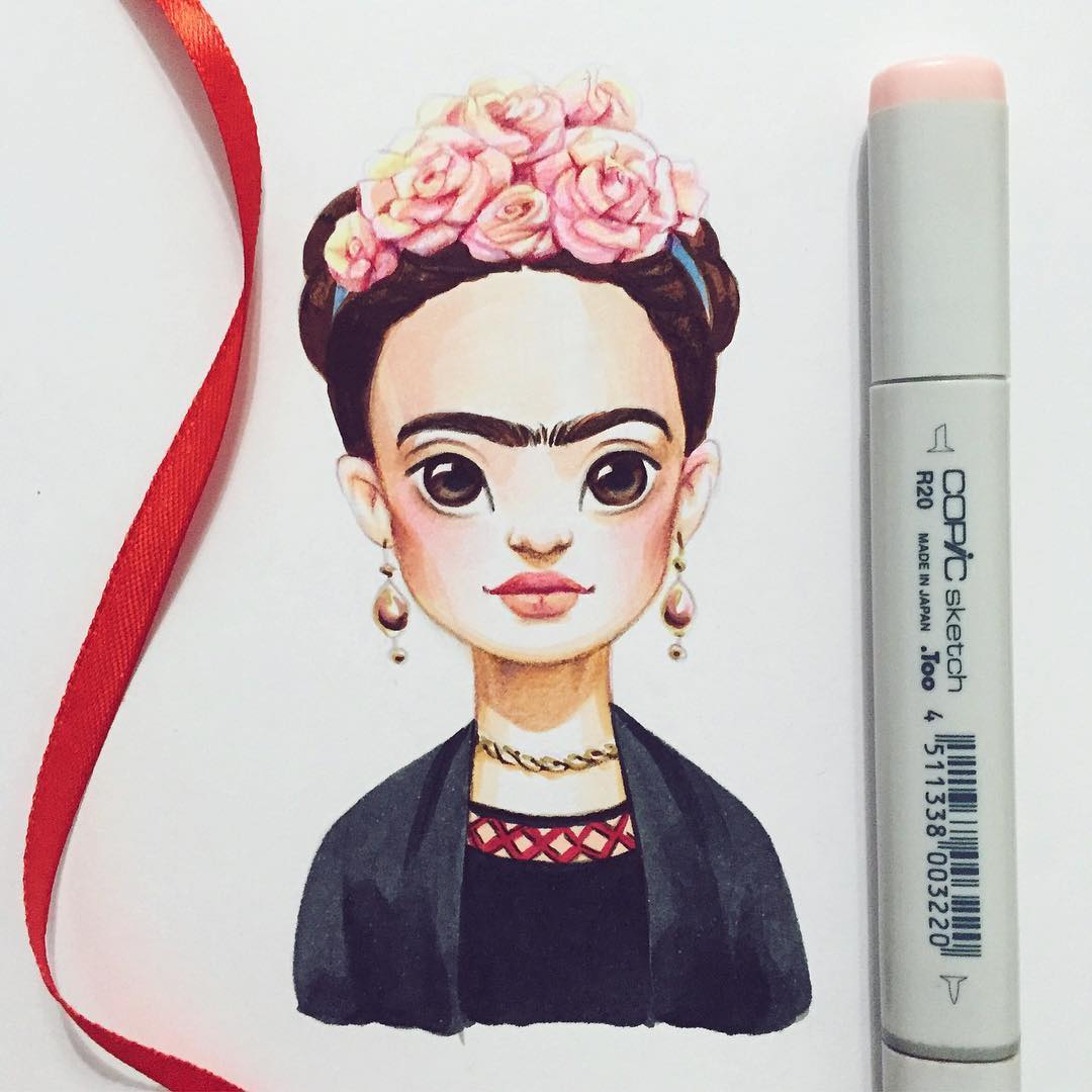 Lera Kiryakova transforme les icônes populaires en personnages mignons aux gros yeux