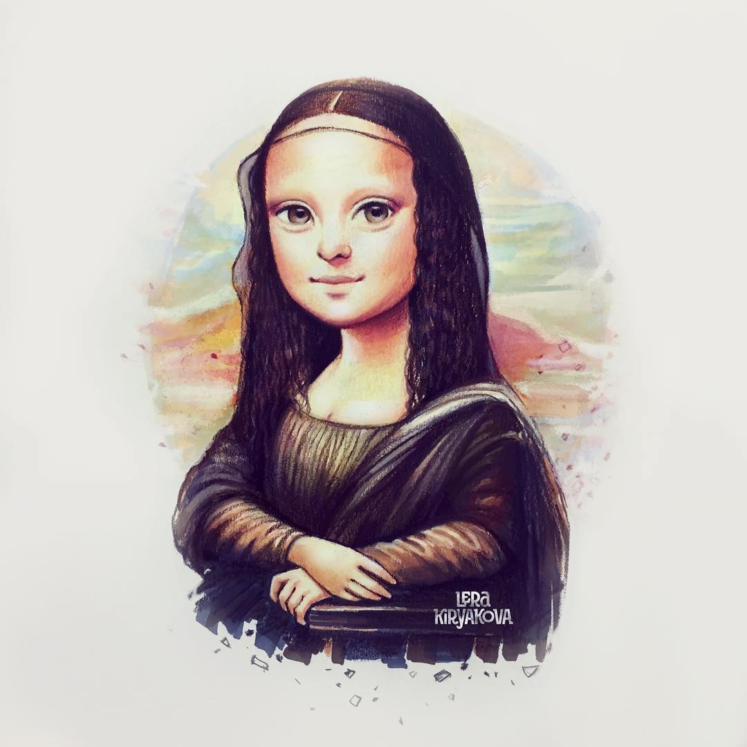 Lera Kiryakova transforme les icônes populaires en personnages mignons aux gros yeux