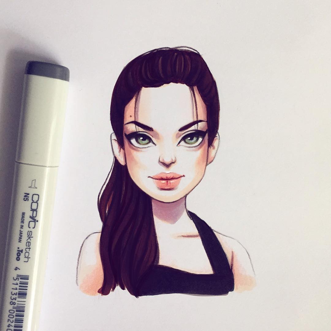 Lera Kiryakova transforme les icônes populaires en personnages mignons aux gros yeux