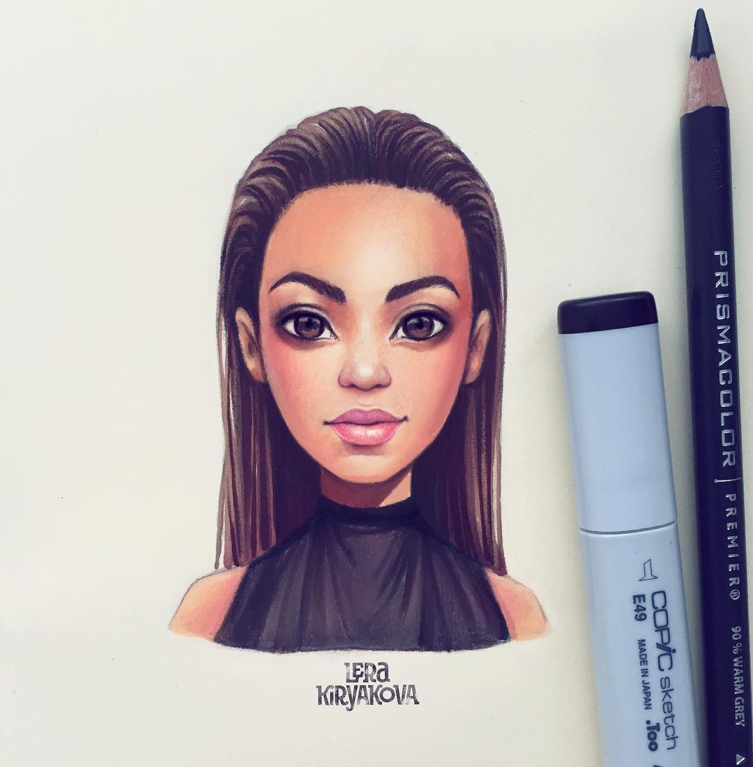 Lera Kiryakova transforme les icônes populaires en personnages mignons aux gros yeux