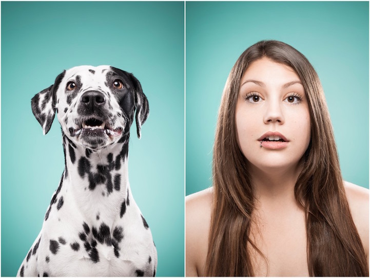 Ces maîtres copient les mimiques de leur chien dans un projet photo étonnant