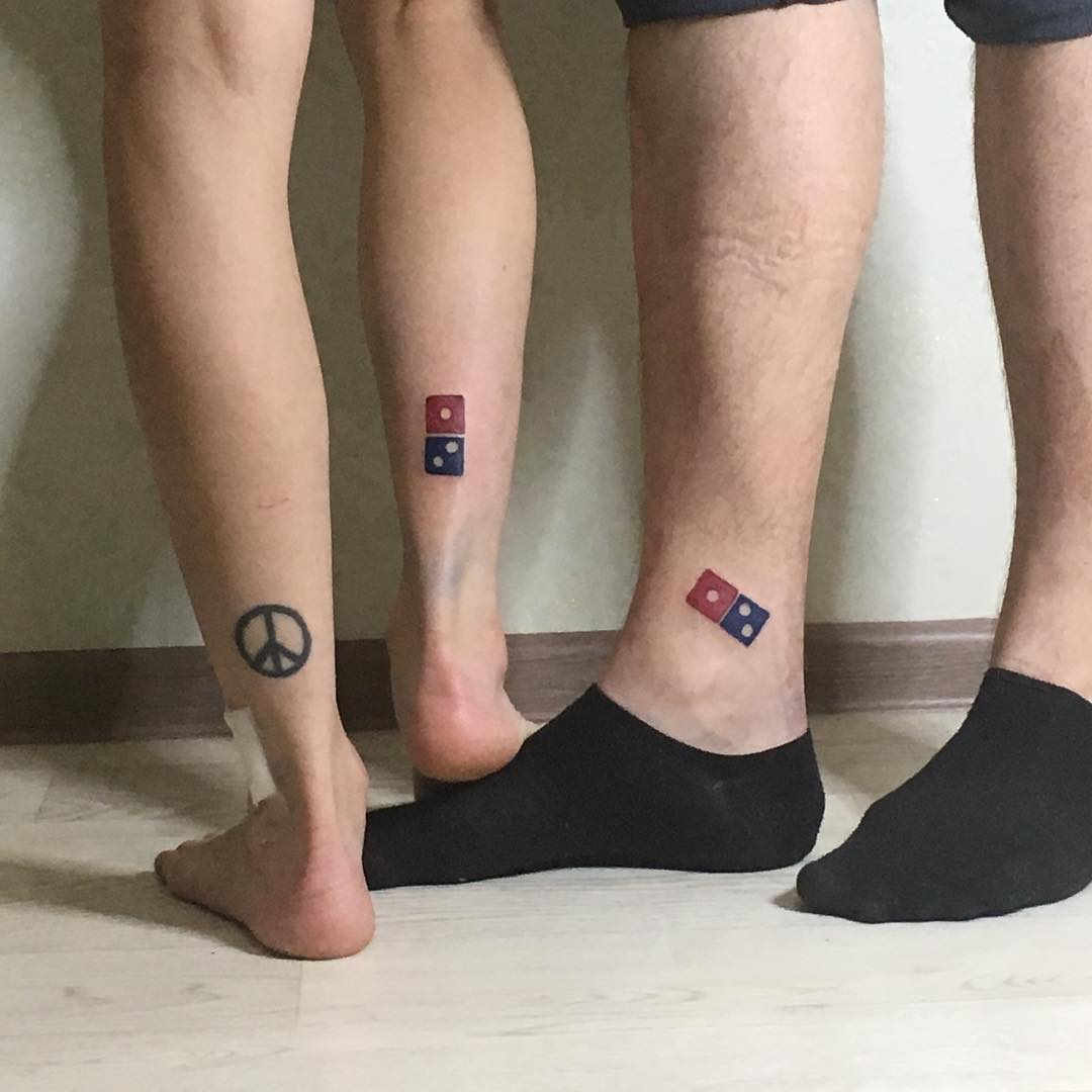 In Russia, Domino's offers 100 years of pizzas to those who tattoo their logo ... and obviously it degenerated