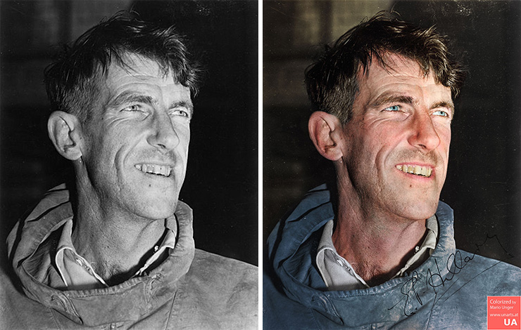He spends more than 3000 hours colorizing old celebrity photos