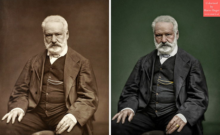 He spends more than 3000 hours colorizing old celebrity photos