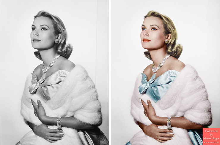 He spends more than 3000 hours colorizing old celebrity photos