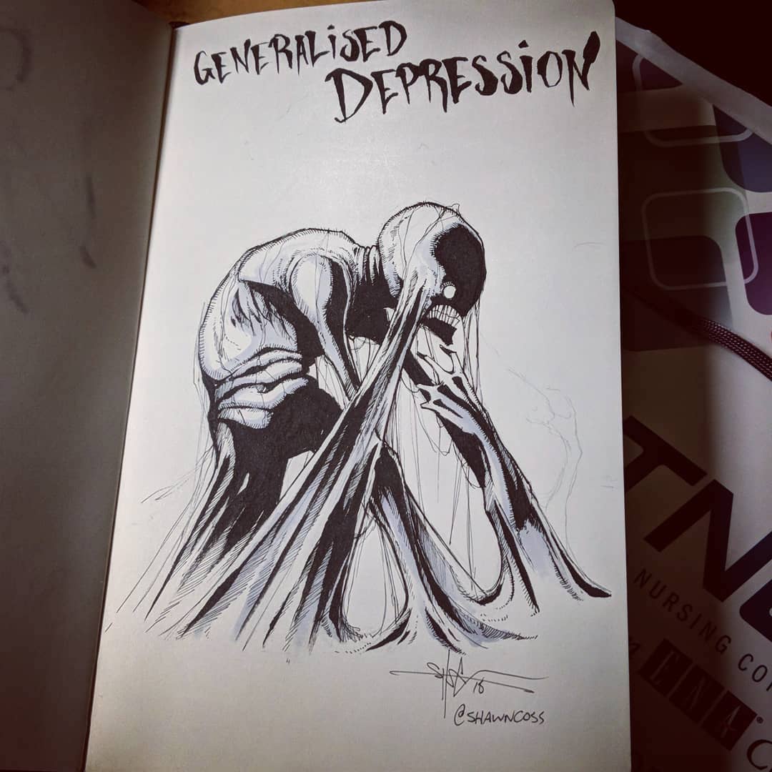 Cet illustrateur dessine les maladies mentales pour nous aider à mieux
