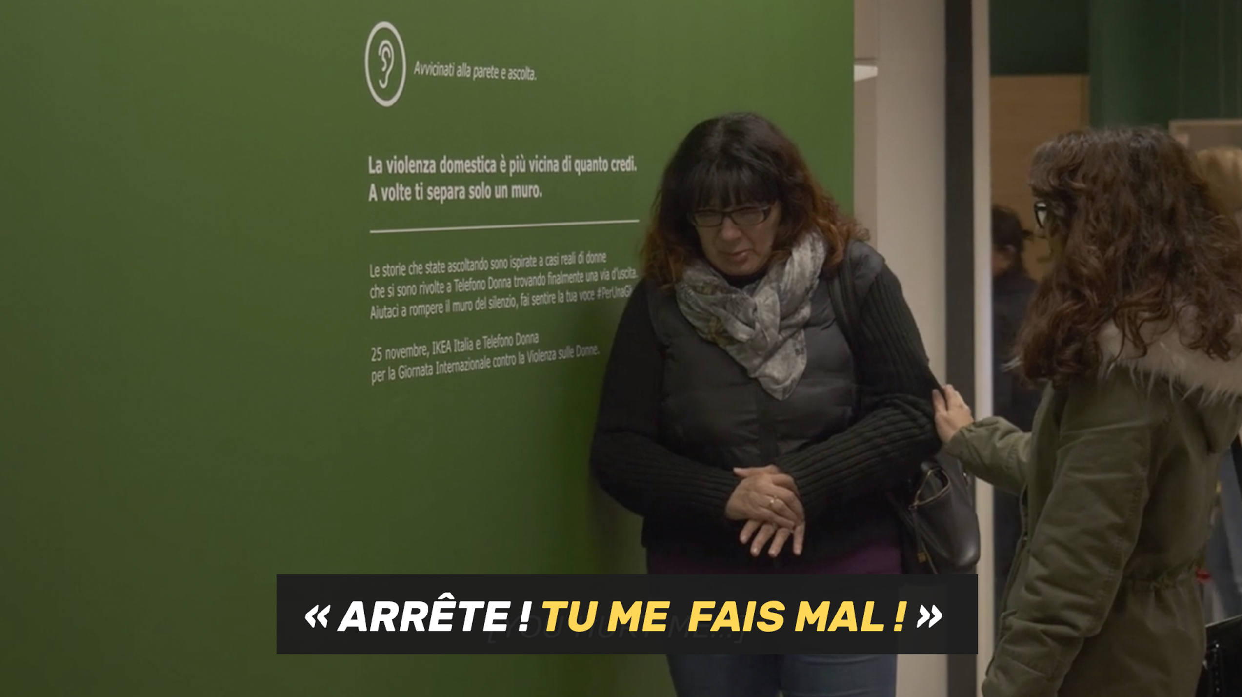 Ikea Installe Des Murs Sonores Qui Diffusent Des Bruits De Violences