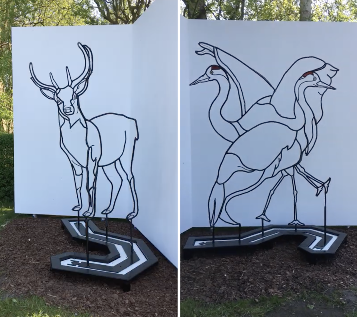 Les étonnantes sculptures de Matthieu Robert-Ortis changent de forme selon  l'angle de vue