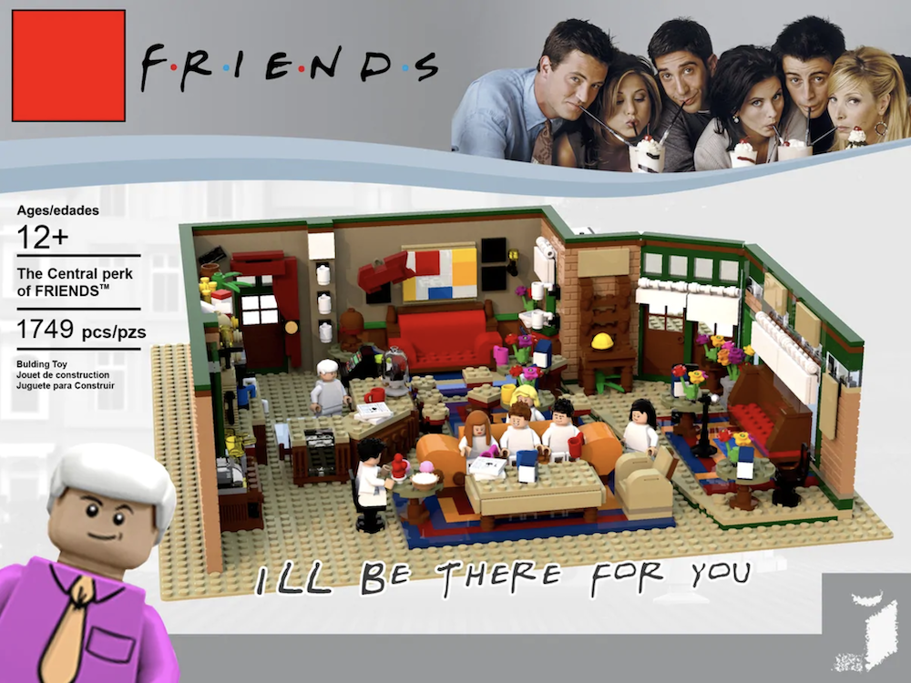 Insolite. Un passionné recrée le Central Perk de Friends, à Rouen : LEGO®  retient son projet