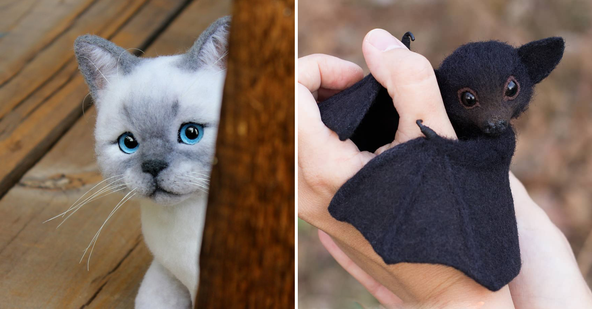 Elle Cree Des Peluches D Animaux En Laine Qui Vont Vous Faire Fondre Par Leur Realisme