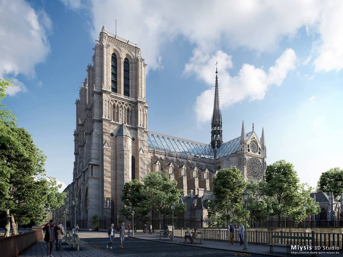 Notre Dame de Paris - Page 9 Architectes-proposition-reconstruire-fleche-notre-dame-2