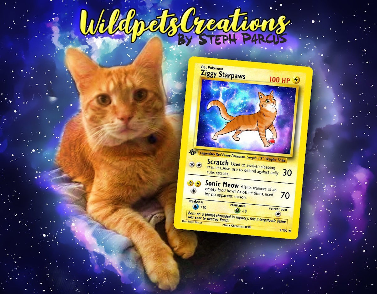 Carte Pokémon Animaux de compagnie WildpetsCreations