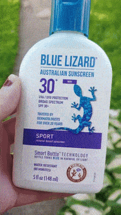 Blue Lizard crème solaire