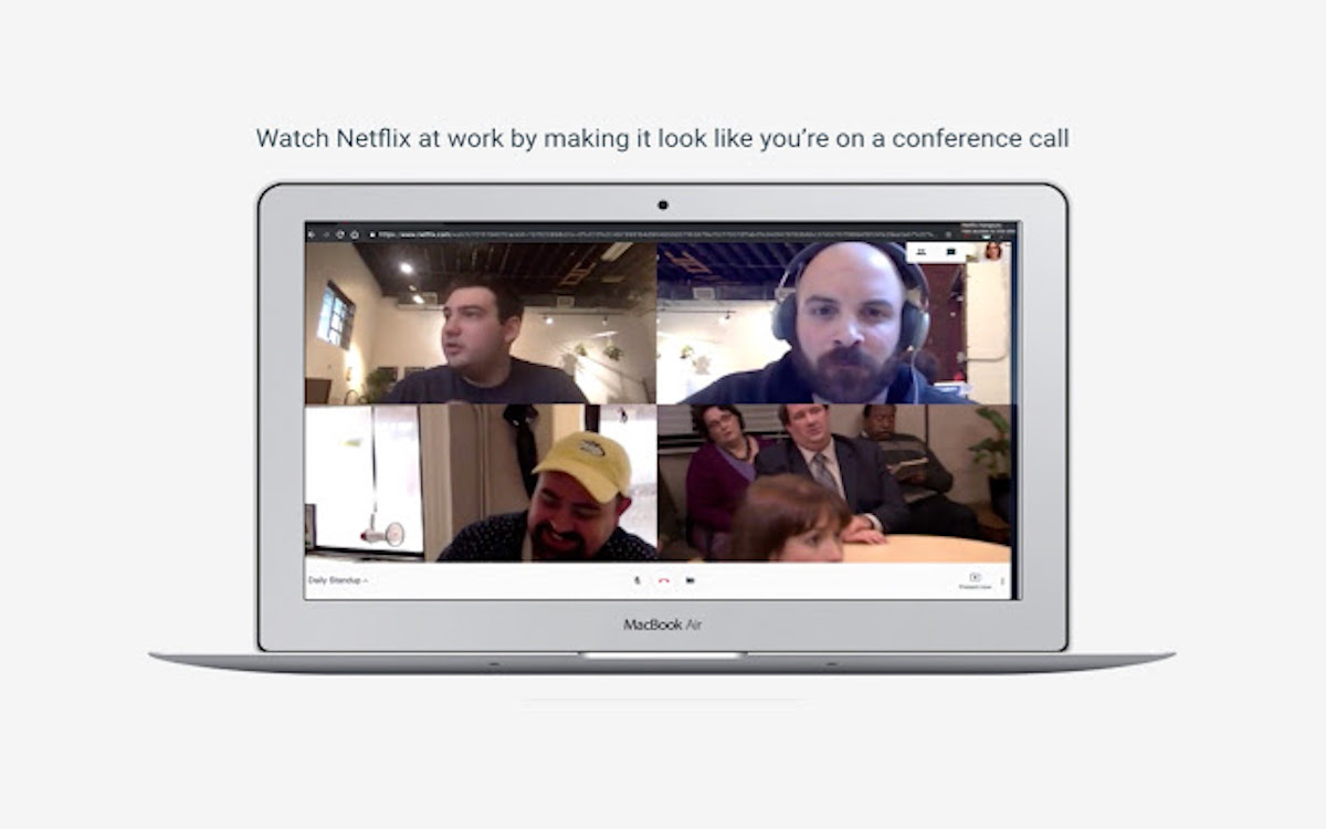 Netflix Hangouts sur Chrome