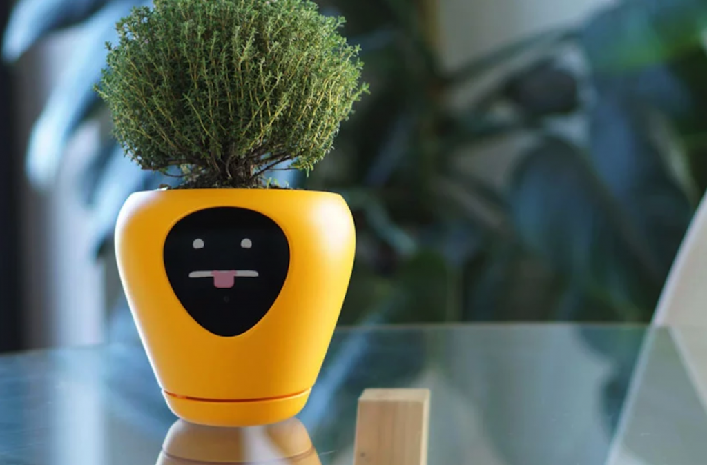 Ce pot intelligent utilise des expressions faciales pour exprimer les