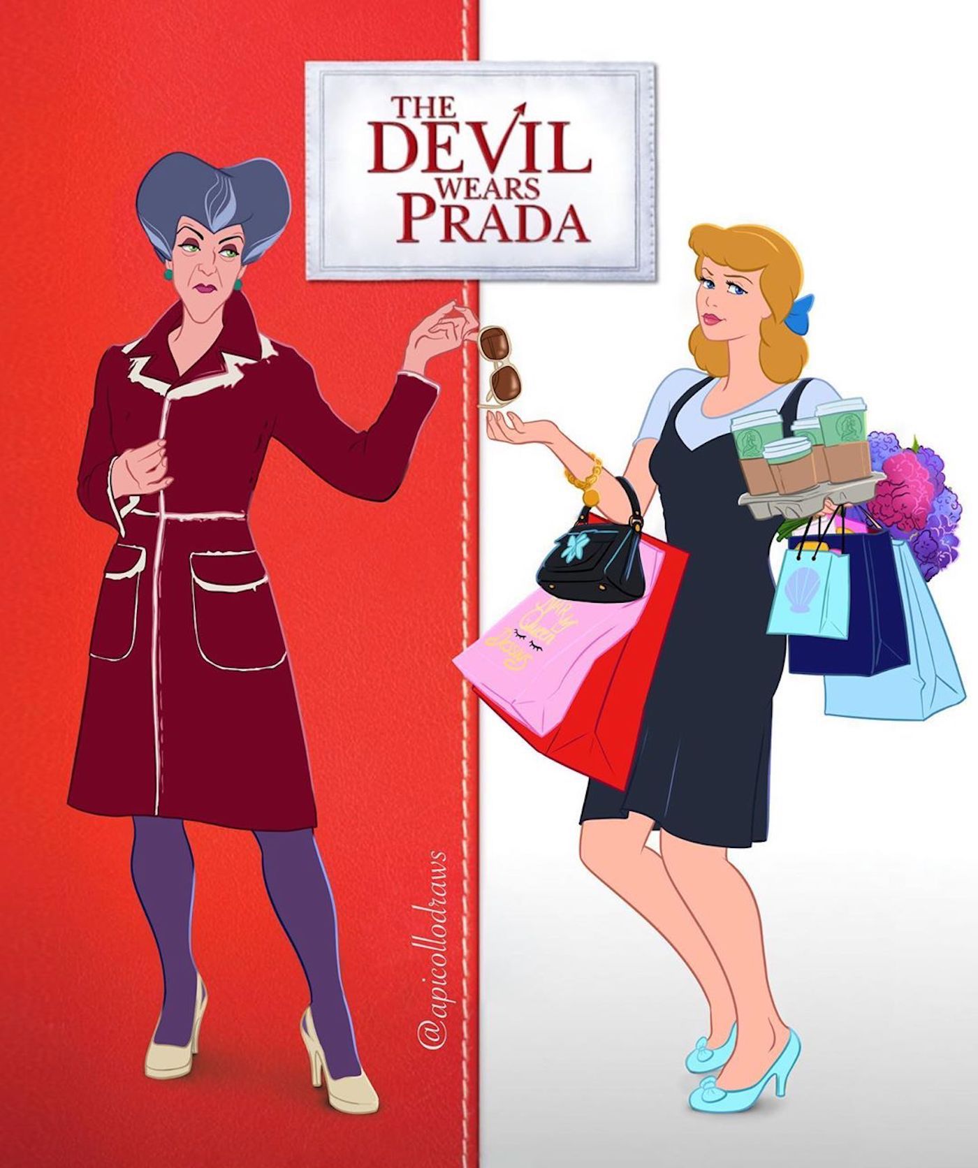 Les affiches de films avec des personnages Disney