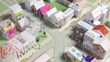 Le cabinet d'architecte Foster + Partners propose aux enfants de créer leur ville avec des origamis à imprimer