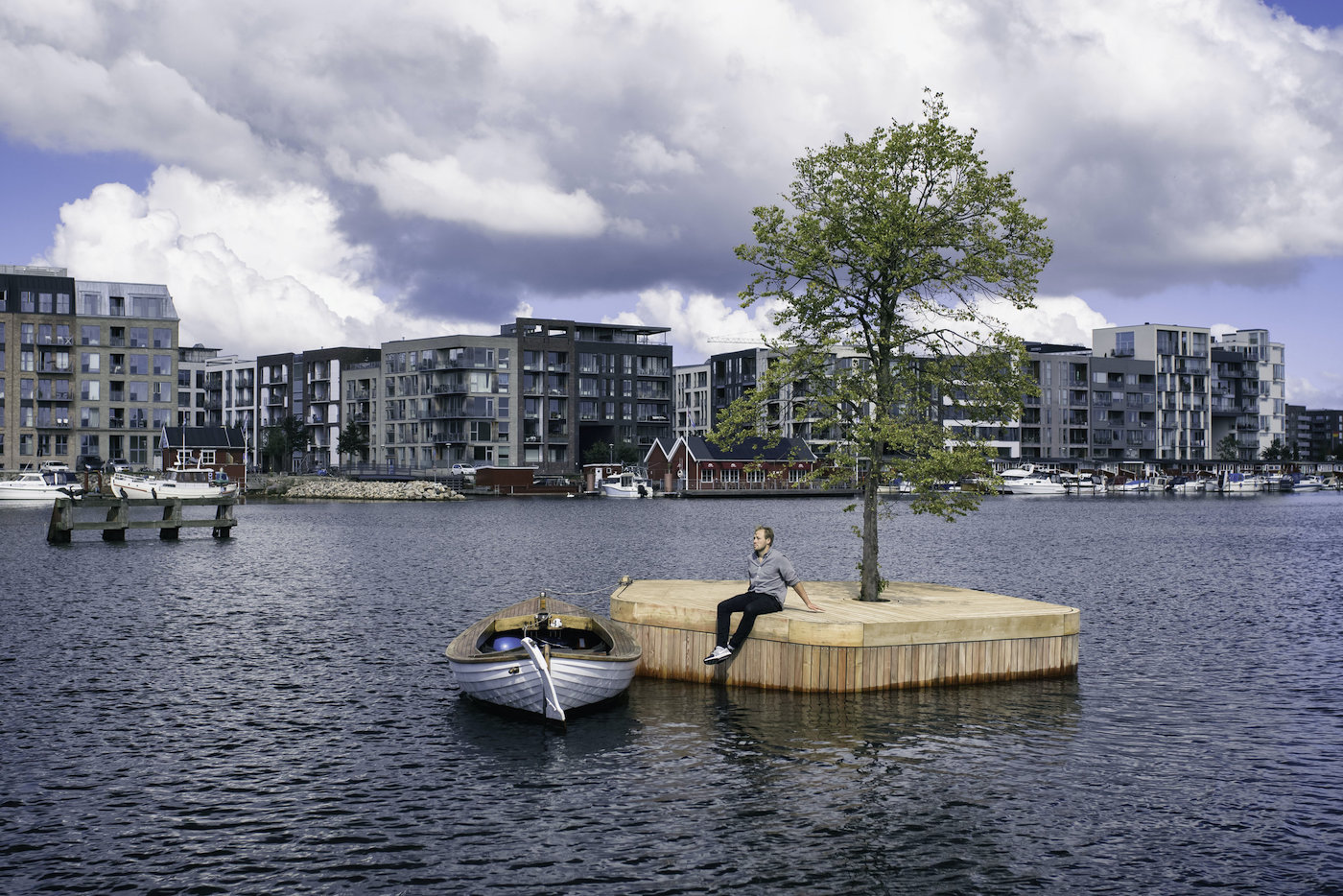 Copenhague : des îles flottantes et modulables pour se relaxer