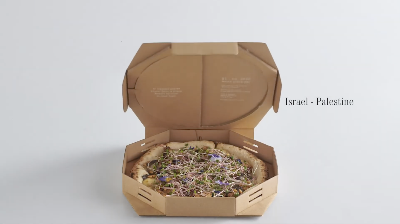 Des "pizzas de la paix" conçues en mélangeant les spécialités de pays en conflit