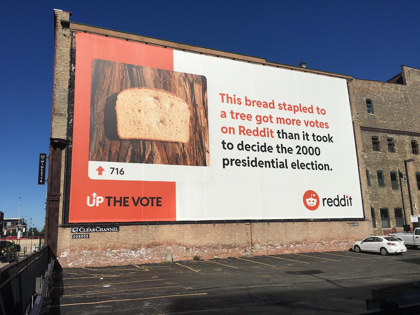 Reddit lance une campagne insolite et créative pour encourager à voter pour la présidentielle