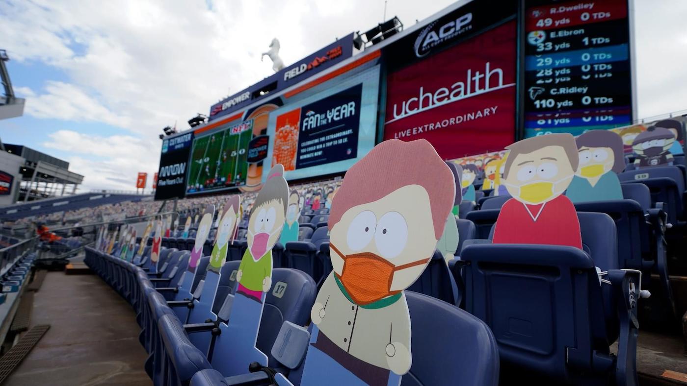 États-Unis : une tribune remplie de personnages de South Park pour simuler un public à l'écran