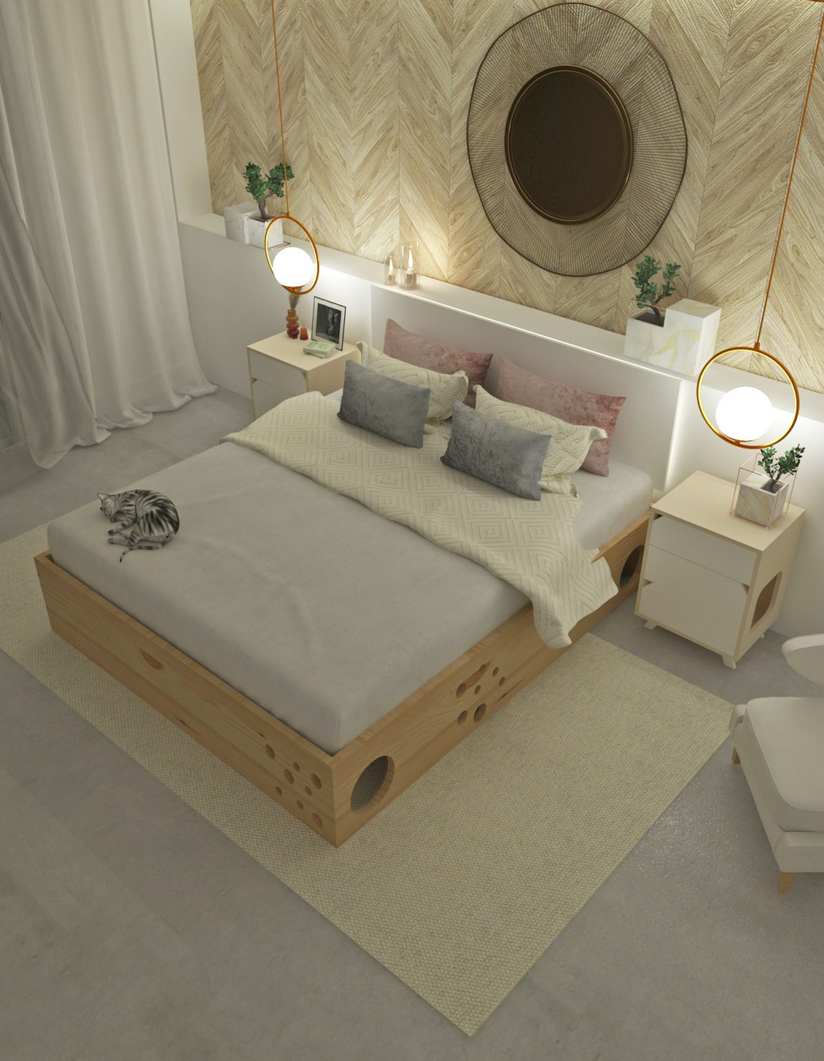 Ce Lit Int gre Un Labyrinthe Pour Votre Chat Dans Sa Structure Creapills ce-lit-int-gre-un-labyrinthe-pour-votre-chat-dans-sa-structure-creapills