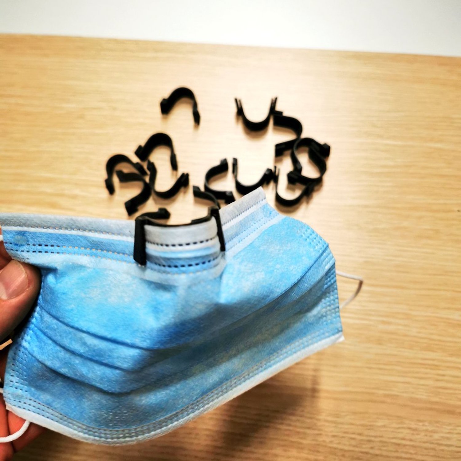 Impression 3D : Gérald Defoing a conçu un pince-nez anti-buée pour ceux qui portent des lunettes
