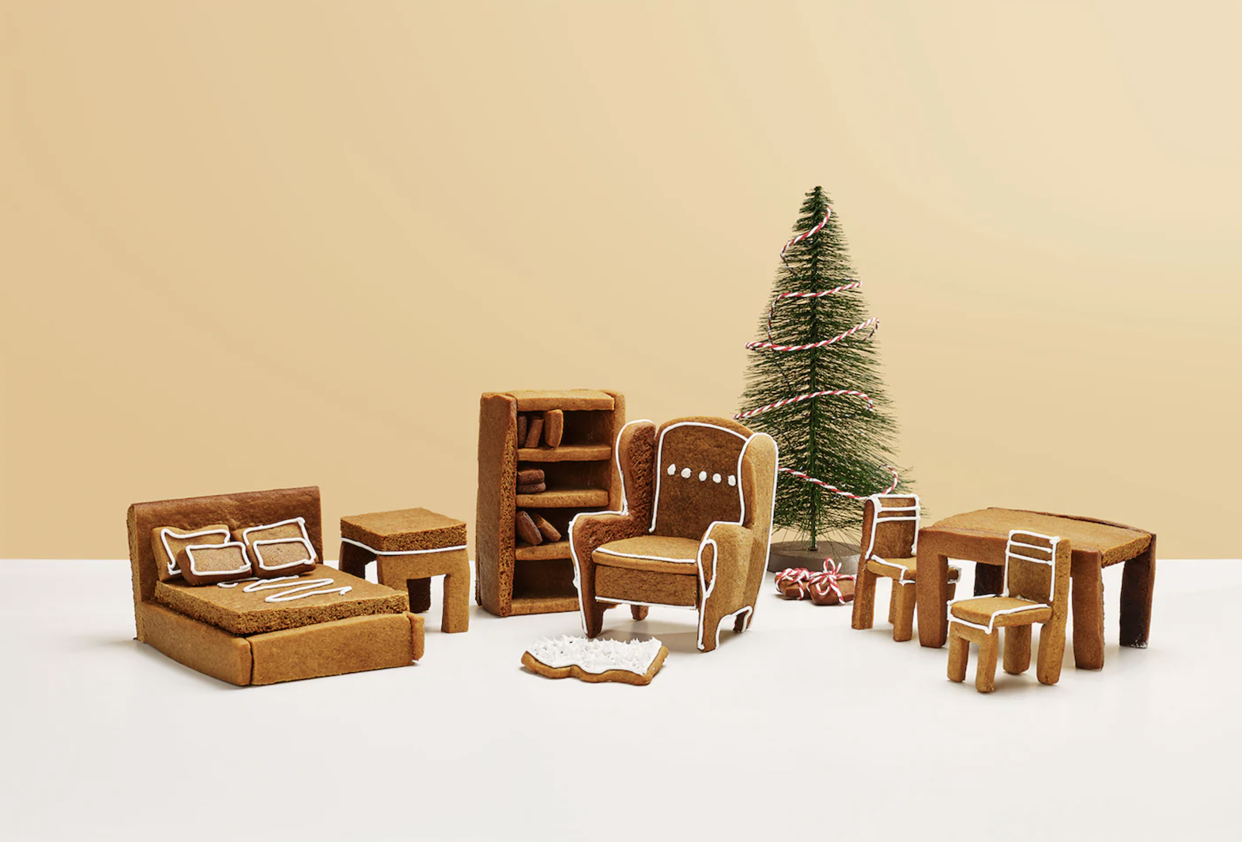 Pour Noël, IKEA crée des notices pour recréer ses meubles en pain d'épices