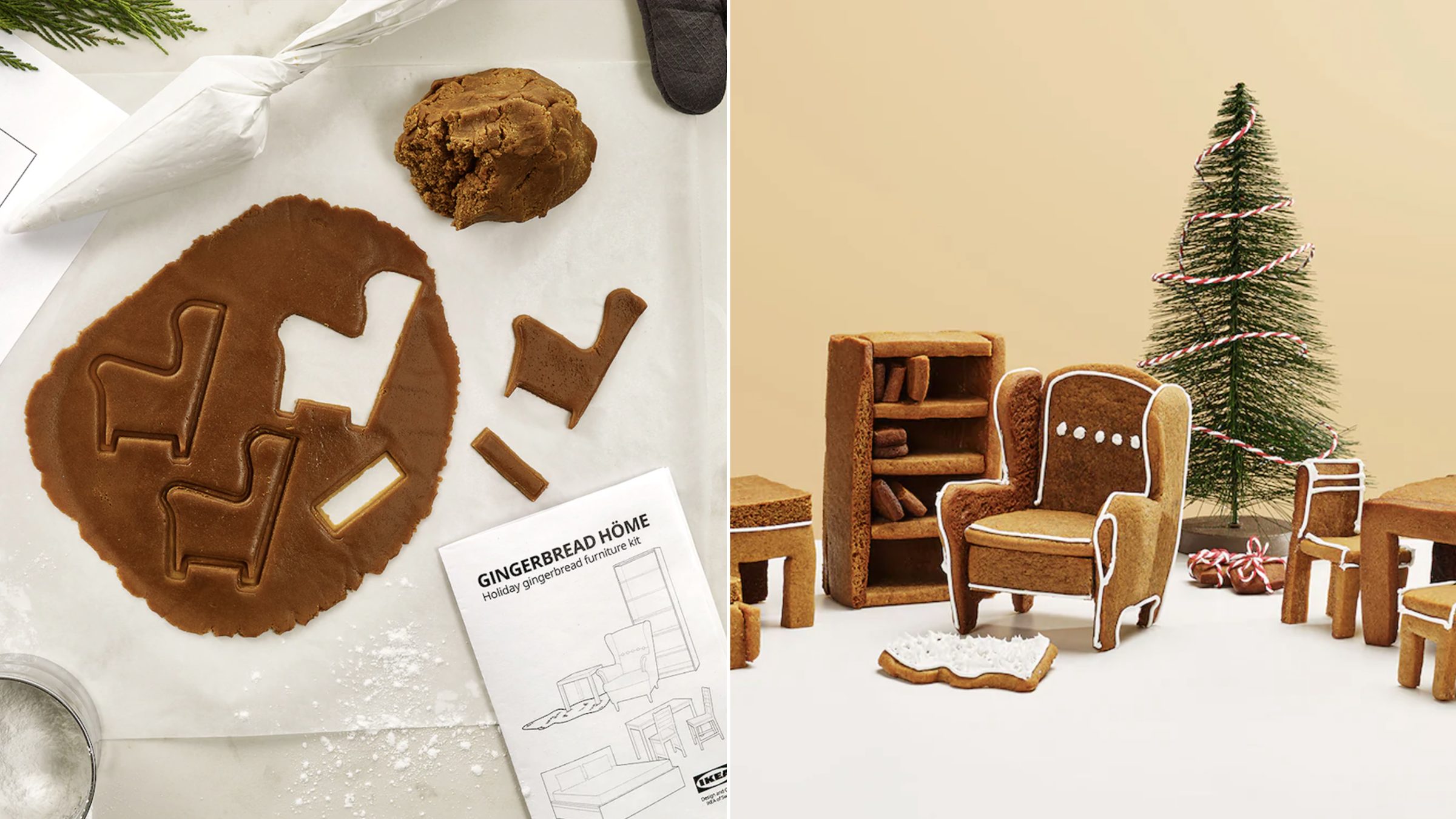 Noël : Ikéa lance un Kit GRATUIT pour créer votre salon en pain d'épices !  - Nice Secret