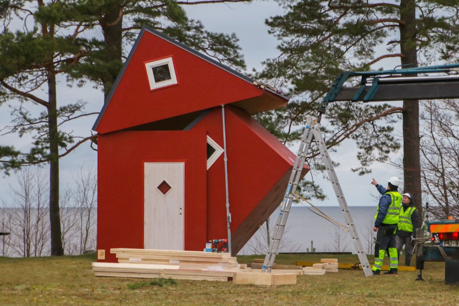 Brette Haus : la maison pliable qui s'installe en un clin d'œil 