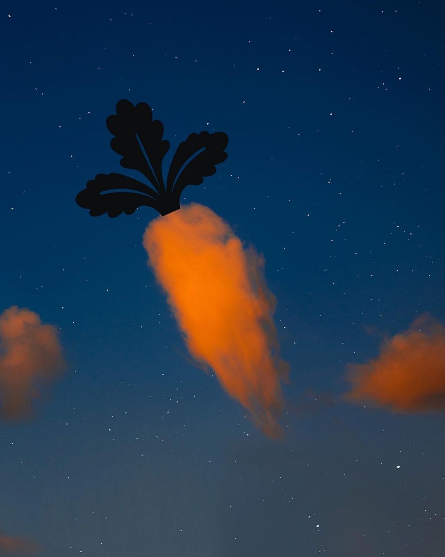 L'artiste Lân Nguyen superpose des silhouettes sur ses photos pour transformer les nuages en objets