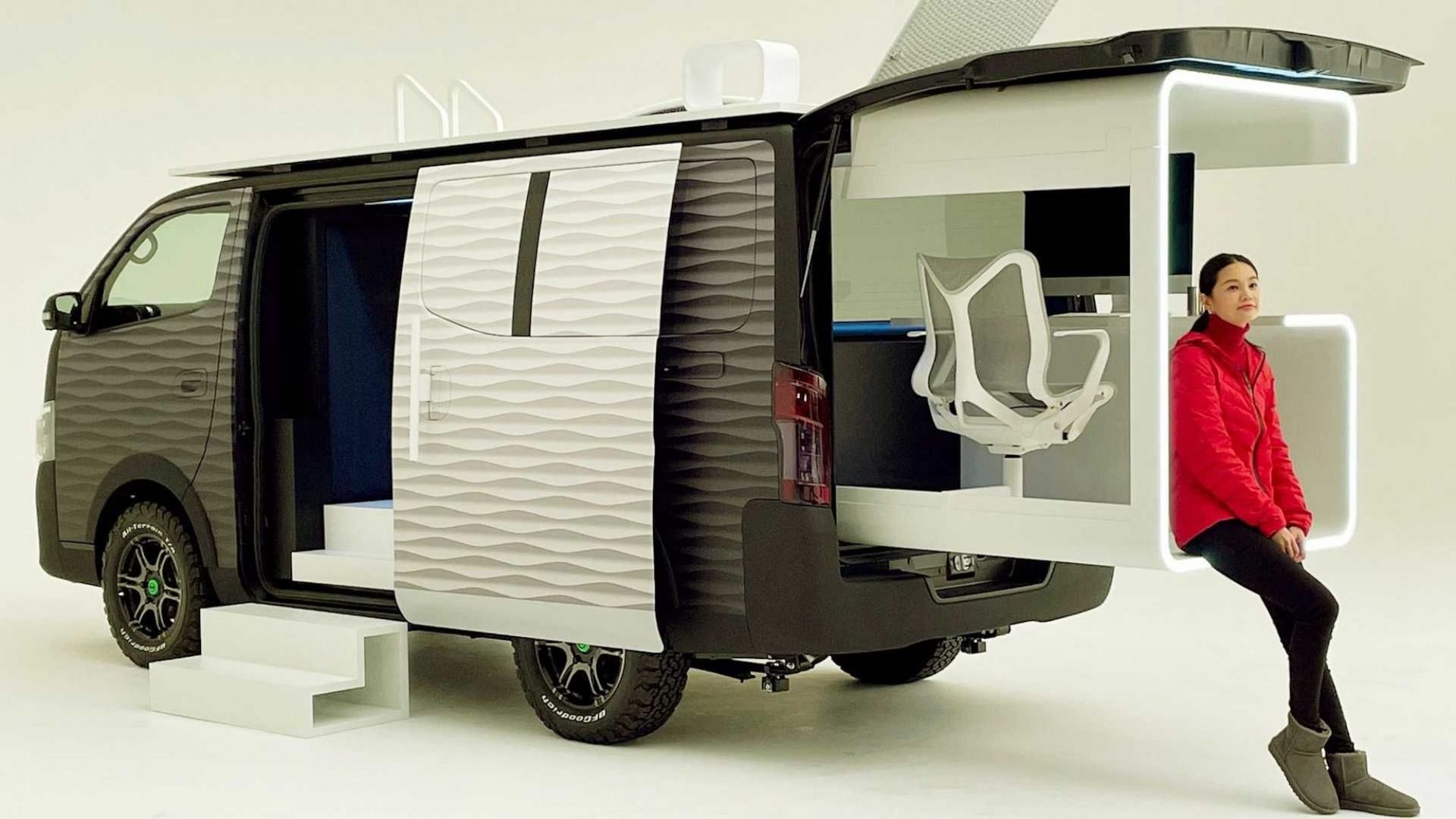 Nissan dévoile un van qui intègre un bureau mobile pour travailler partout