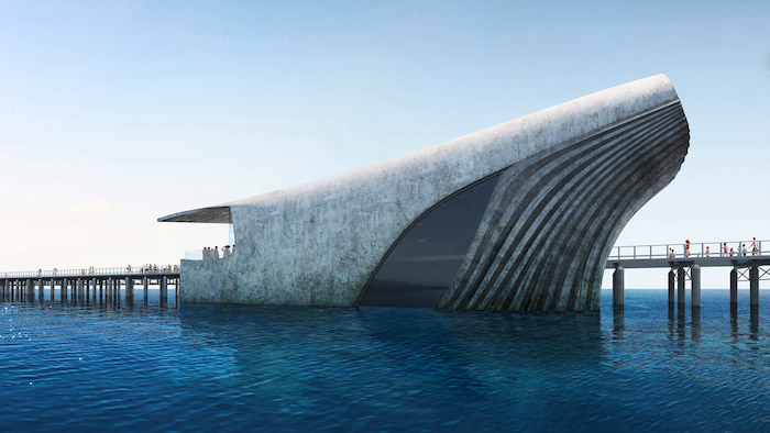 En Australie, cet observatoire sous-marin adopte la forme d'une baleine
