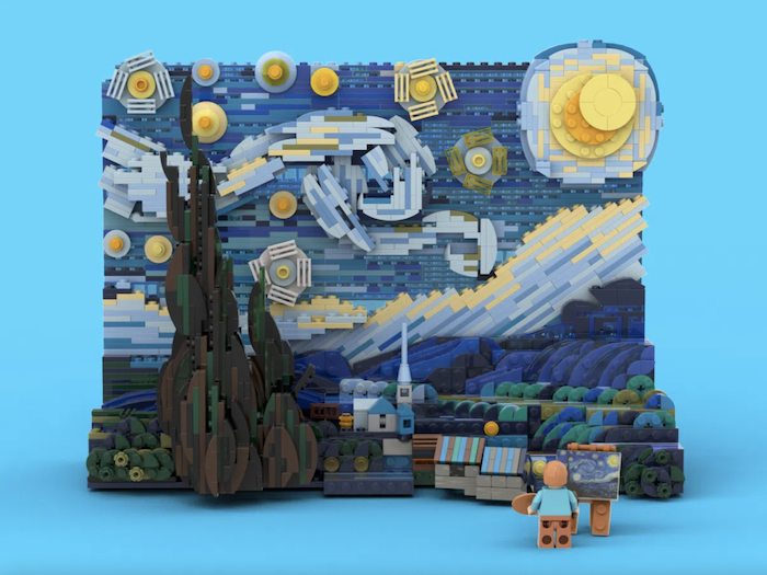 LEGO va commercialiser un set 3D de "La Nuit étoilée" de Vincent van Gogh