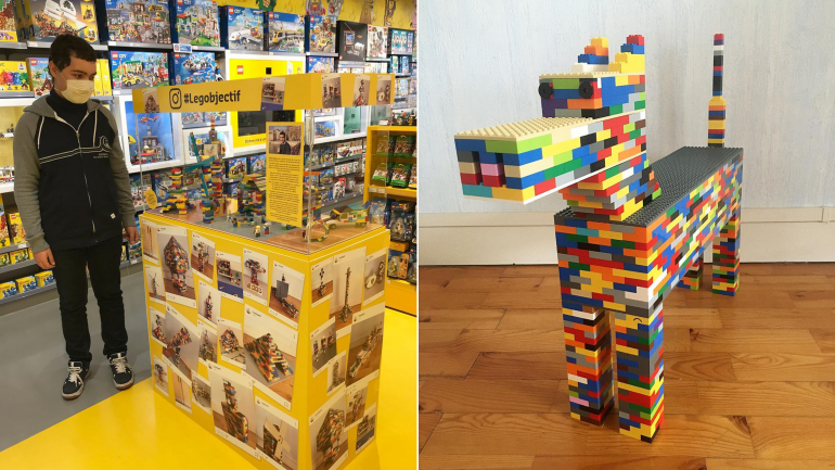Un adolescent non-voyant de 14 ans passionné par les Lego à  Clermont-Ferrand - Clermont-Ferrand (63000)